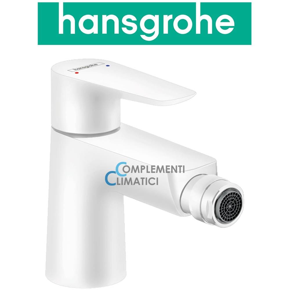 Miscelatore Bidet Hansgrohe Talis E Bianco Opaco Monocomando Con Salterello | 71720700 - Foto 1