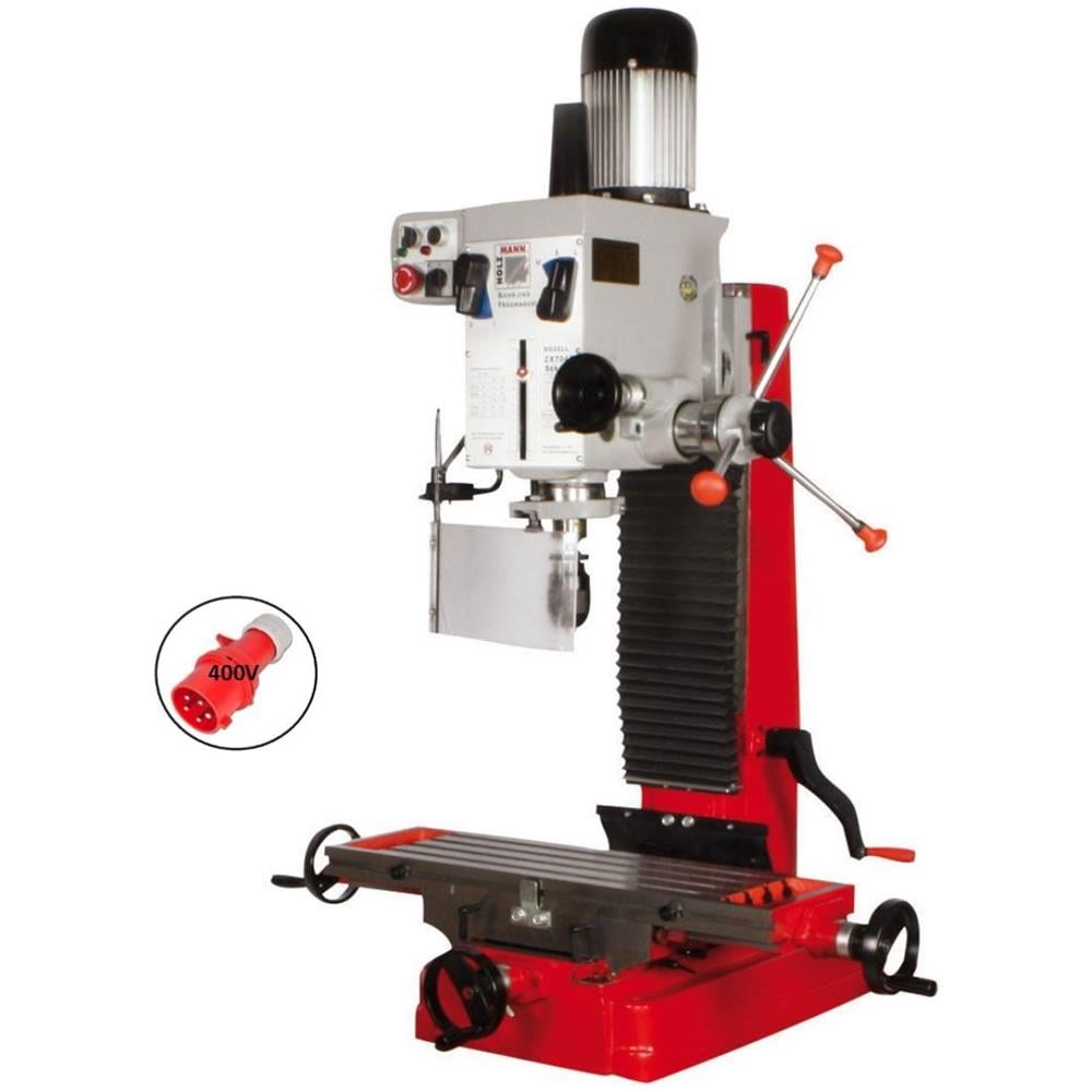 Trapano Fresa Da Banco Ad Ingranaggi Holzmann Zx7045 400v - Foto 6