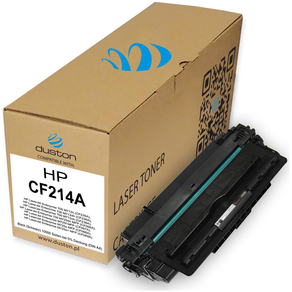 TONER - 5x Cf214a, 14a Negro Compatible Con Hp Laserjet Enterprise 700 M712 M725 - Foto 2