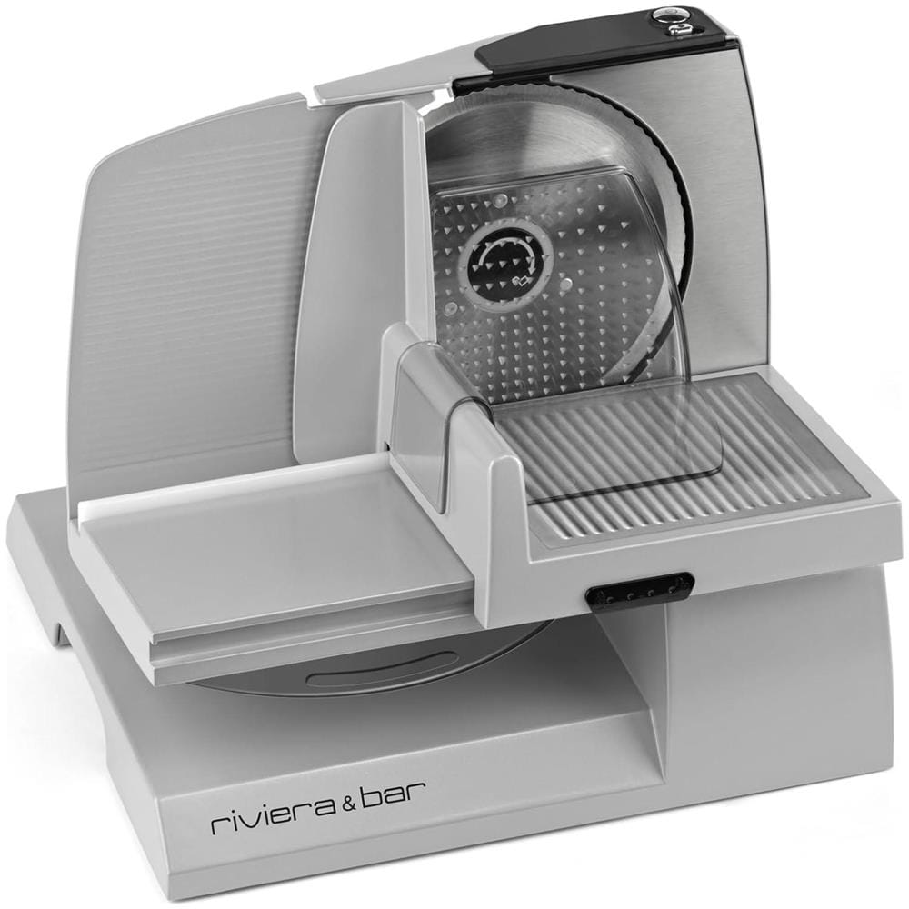 Affettatrice domestica PT194A con Range di Regolazione 0,1 a 24 mm Potenza 130 W Colore Grigio - Foto 2