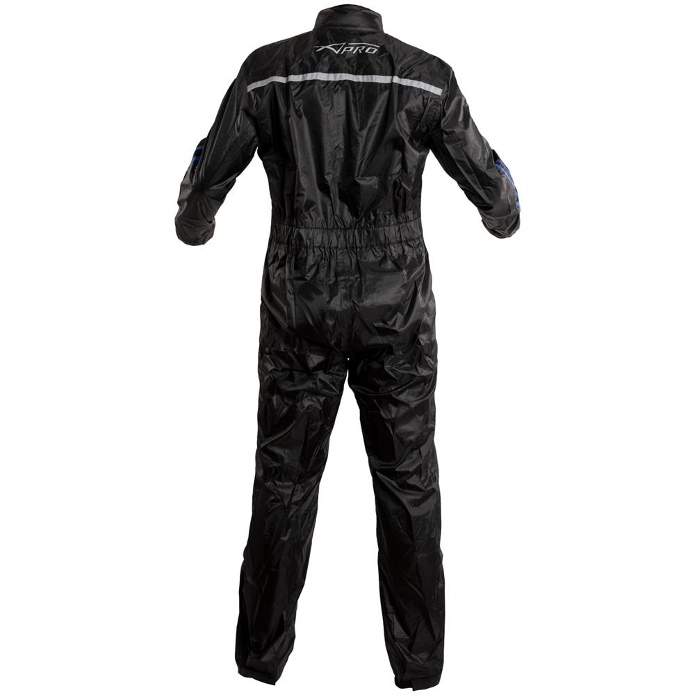 Tuta Impermeabile Moto Antiacqua Anti Pioggia Cerata Completo Scooter Blu S - Foto 5