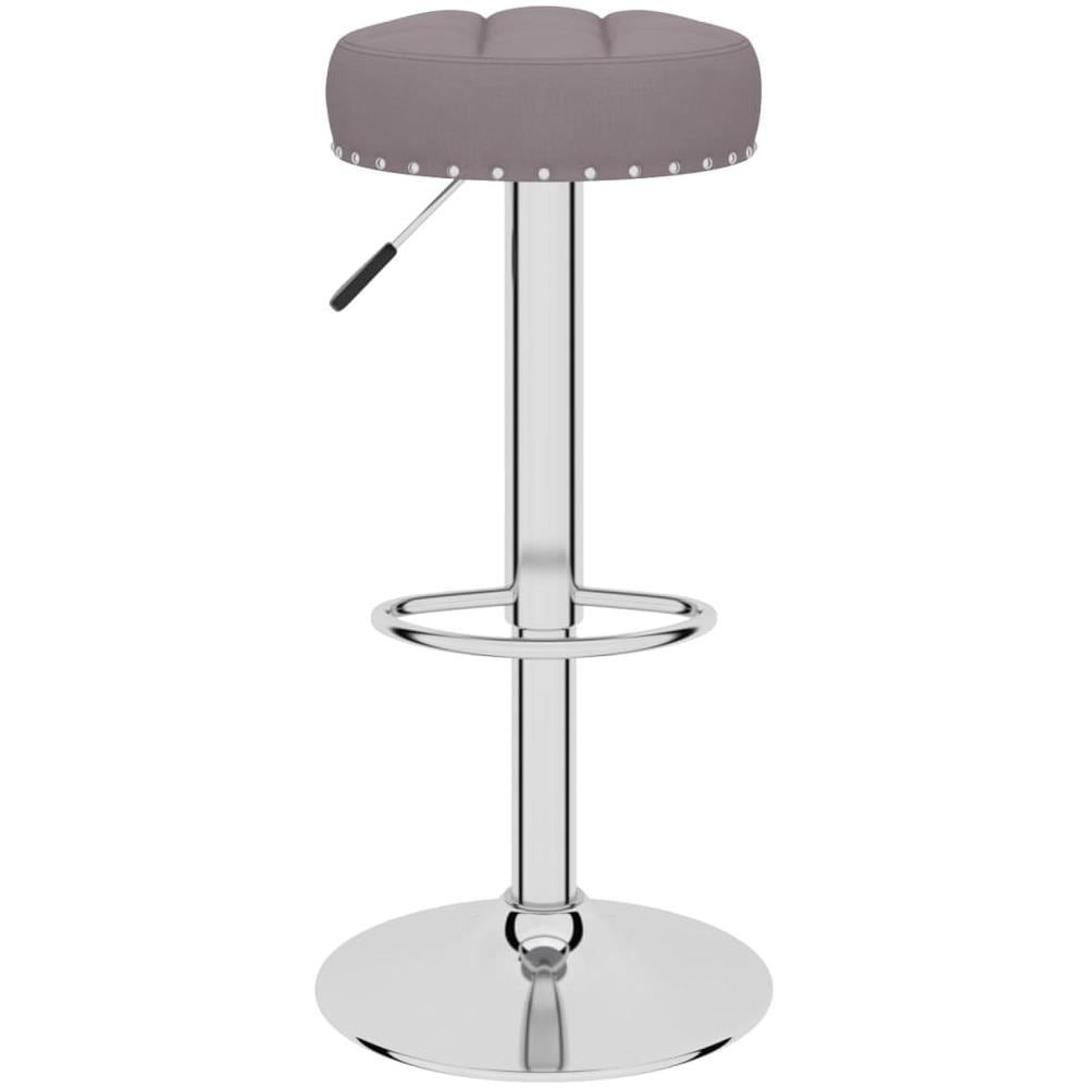 Sgabelli Da Bar 2 Pz Tortora In Tessuto - Foto 3