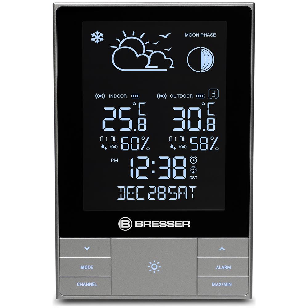 Stazione Meteo Verticale Wsh5001 Con Display Wireless Nero Grigio - Foto 4