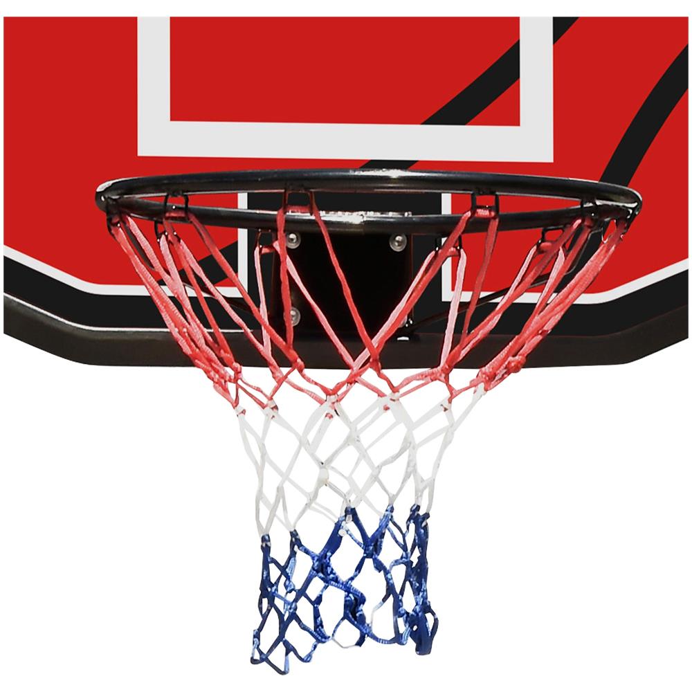 Canestro Da Basket Anello Con Tabellone In Acciaio E Rete Nylon Diametro Ø 45 Cm - Foto 2