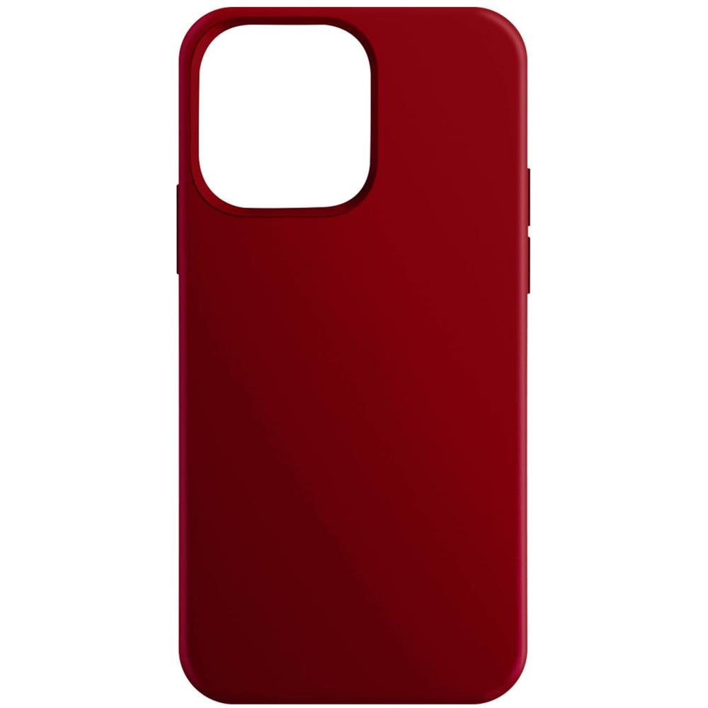 Cover Iphone 14 Pro Max Ibrida Semirigida Sottile Leggera Rosso Carminio - Foto 1