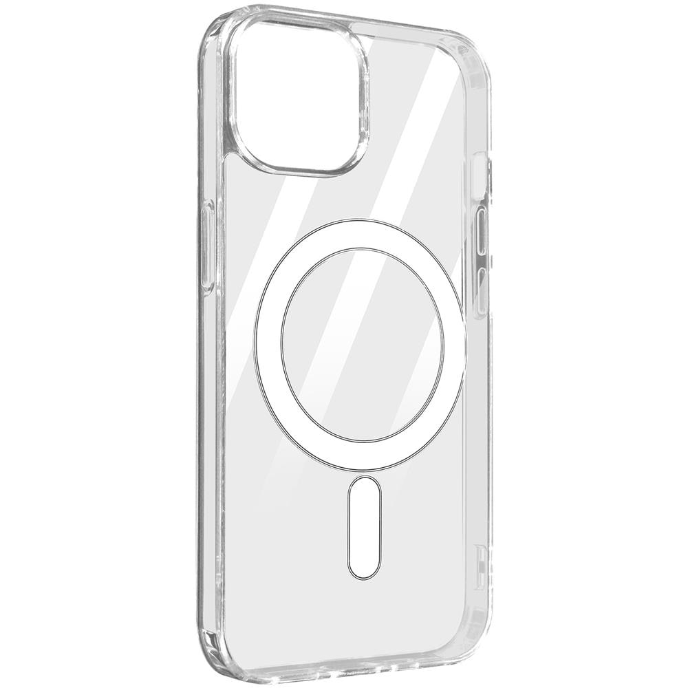 Cover Per Iphone 14 Plus Con Cerchio Compatibile Magsafe Trasparente - Foto 1