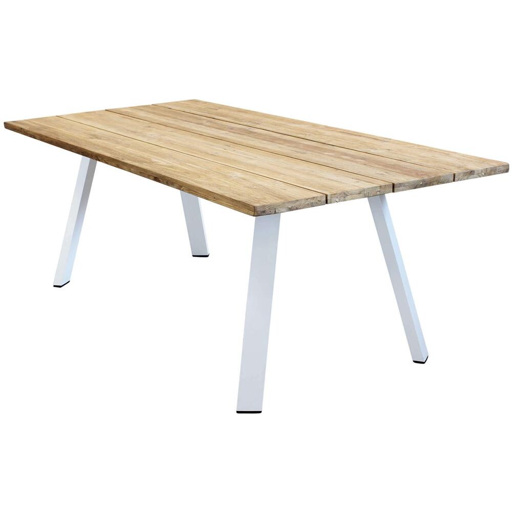 Saltus - Tavolo Da Giardino In Alluminio E Teak Riciclato - Foto 1