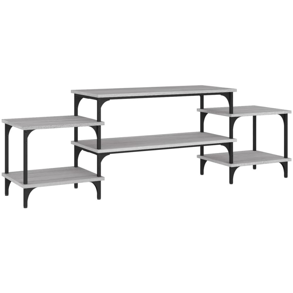 Mobile Porta Tv Grigio Sonoma 157x35x52 Cm In Legno Multistrato - Foto 2