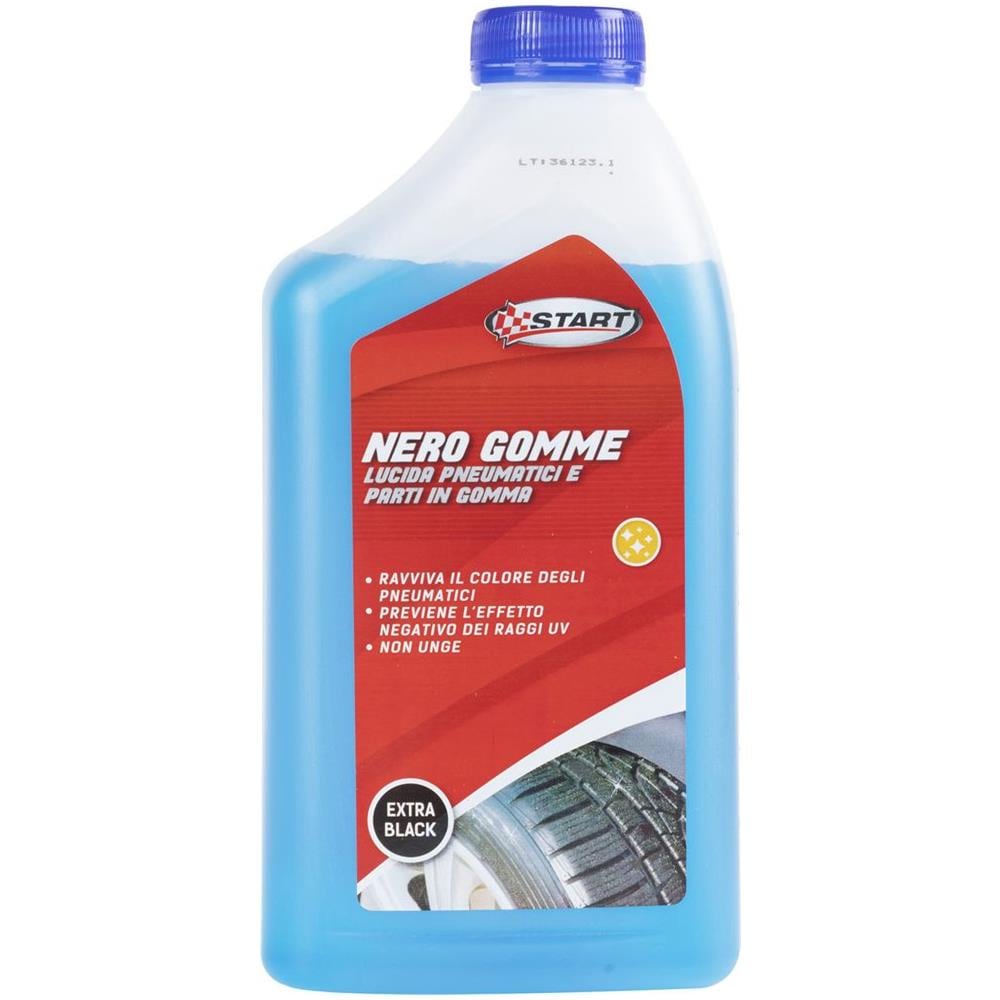 Nero Gomme Auto 1 Lt Effetto Detergente E Lucidante Extra Black - Foto 1