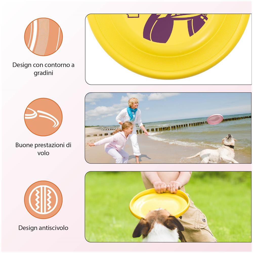Frisbee 2 Pack Dischi Volanti per Bambini dai 5+ anni, 23.75cm - 100g - Foto 2