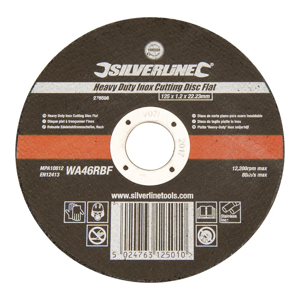 276598 Disco Da Taglio Piatto A Sollecitazione Severa Per Acciaio Inox 125 X 1,2 X 22,23 Mm - Foto 1