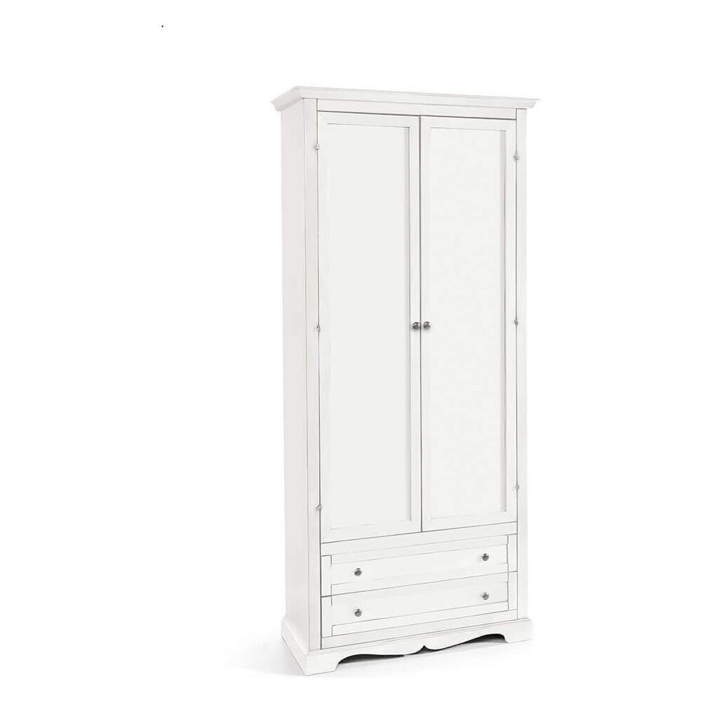 Charlton - Armadio 2 Ante In Legno Massello - Foto 1