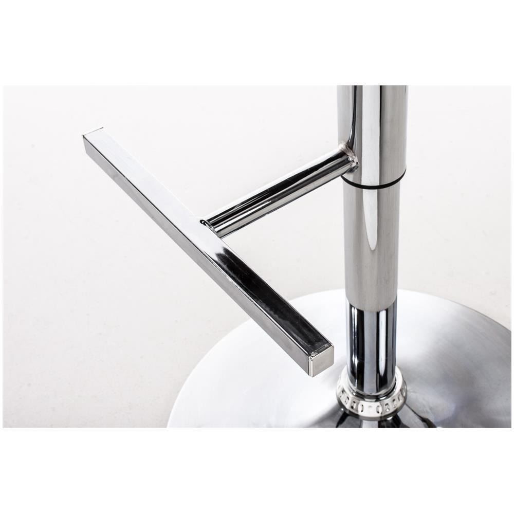 Sgabello Design Dublin In Tessuto - Sgabello Bar Girevole E Regolabile In Altezza 65-85 CM - Sgabello Alto Con Schienale E Braccioli Grigio - Foto 1