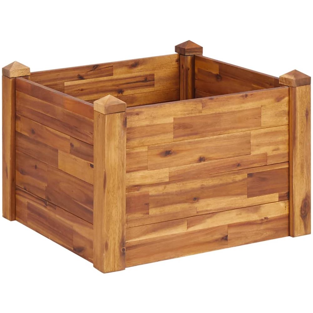 Fioriera Da Giardino 60x60x44 Cm In Legno Massello D'acacia - Foto 2