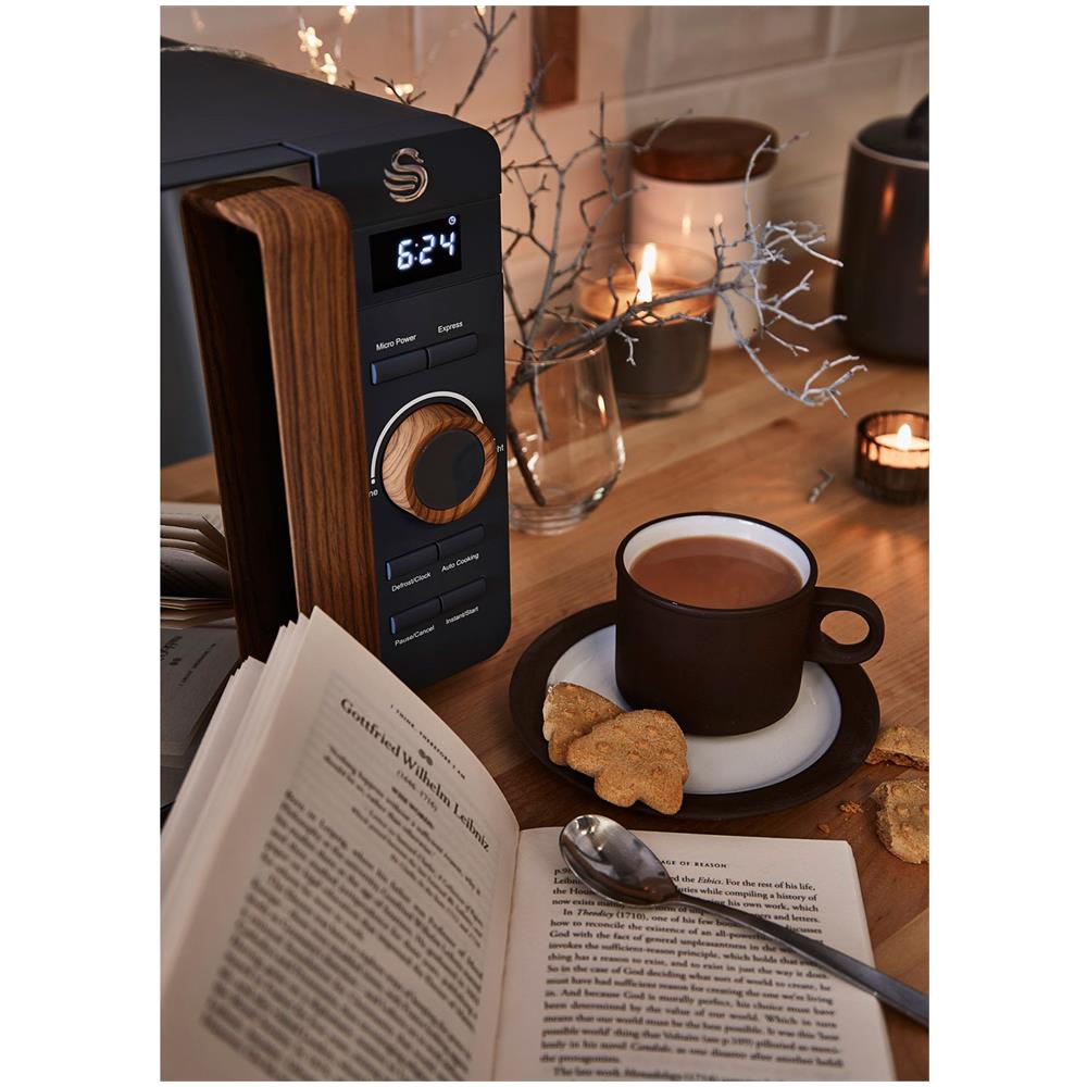 Sm22036 Microonde Digitale 20 L Design Moderno Nordic 6 Livelli Di Funzionamento Timer 800w - Foto 8