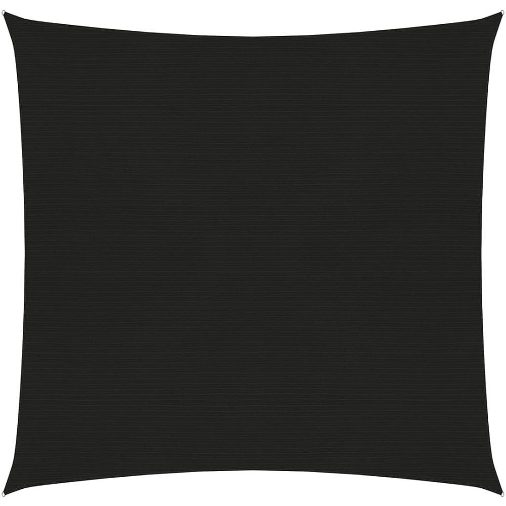 Vela Parasole 160 g / m² Nera 2,5x2,5 m in HDPE - Foto 1