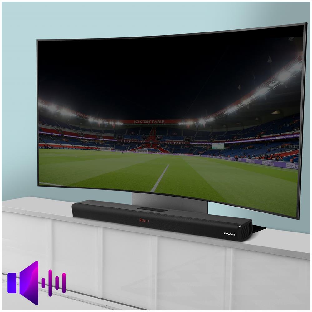 Soundbar Bluetooth 5.0 Potenza Da 50w Con Telecomando Nera - Foto 5
