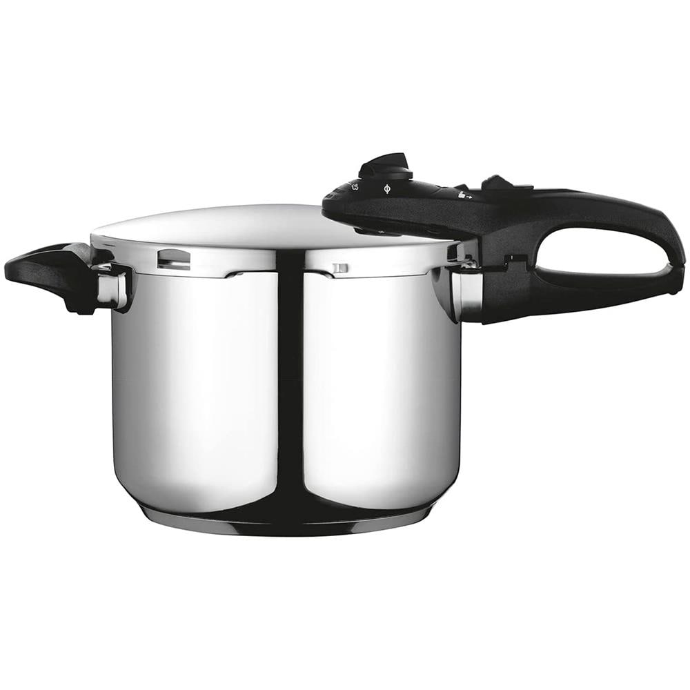 Duo 6 Pentola A Pressione 6 L, Induzione, Acciaio Inox. 18/10, 2 Livelli Di Pressione Argento - Foto 1