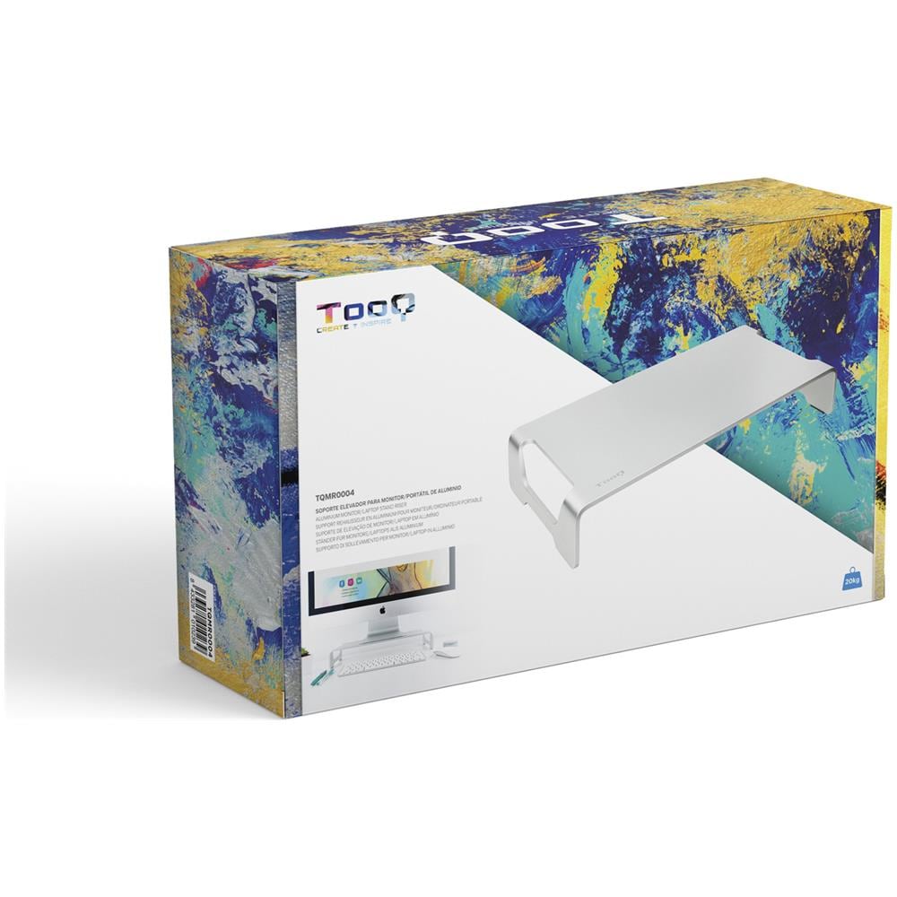 TQMR0004 supporto da tavolo per Tv a schermo piatto 33 cm (13") Argento Scrivania - Foto 7