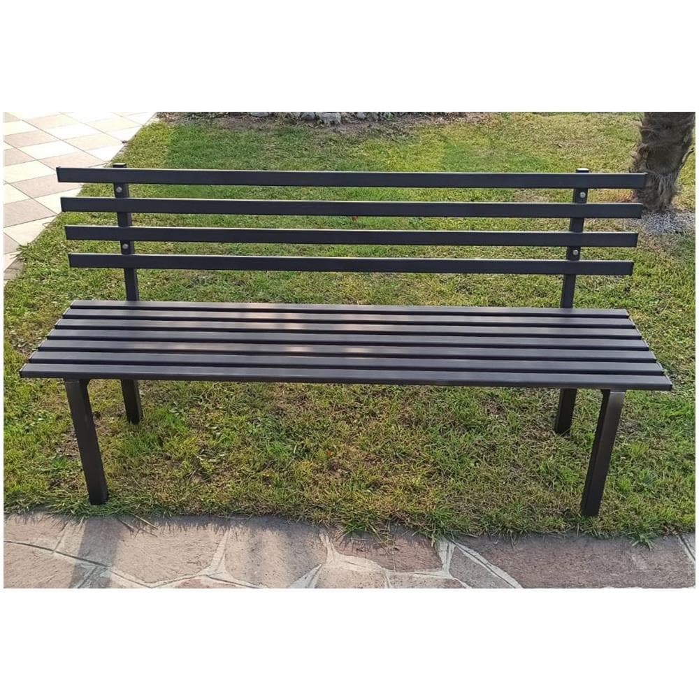 Panchina Da Giardino Modello Torino In Acciaio Lunghezza 160 Cm - Foto 1