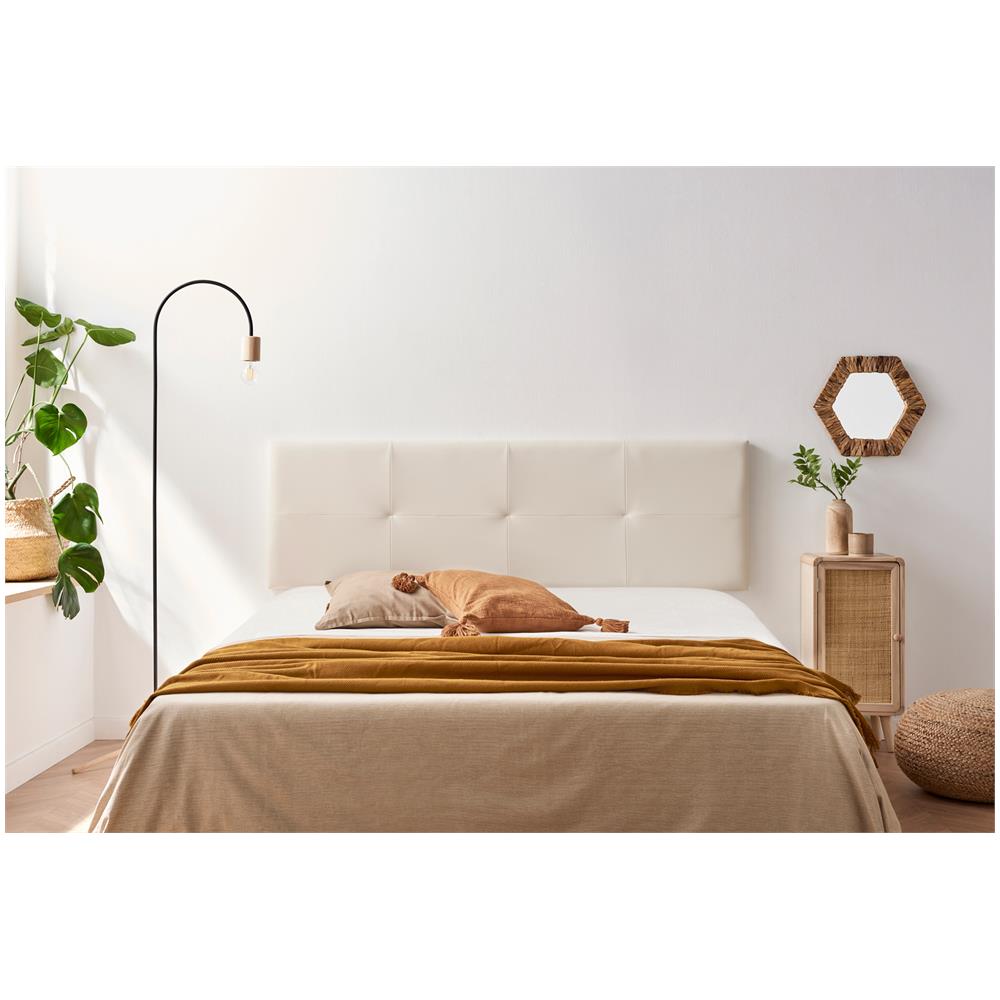 Testiera Imbottita Altea Similpelle 130x50x5 Cm - - Foto 2