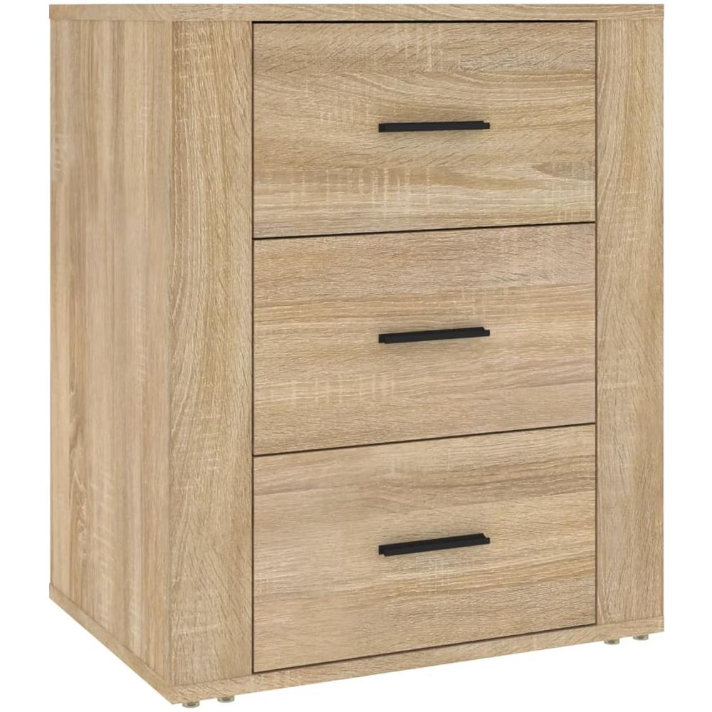 Comodino Rovere Sonoma 50x36x60 Cm In Legno Multistrato - Foto 2