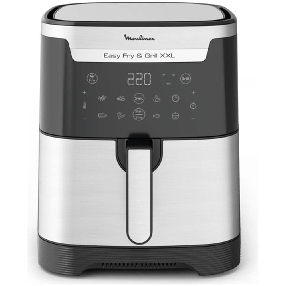 Friggitrice ad Aria Easy Fry & Grill XXL EZ801D Capacità 6.5 Litri 1830 Watt Colore Inox / Nero - Foto 1