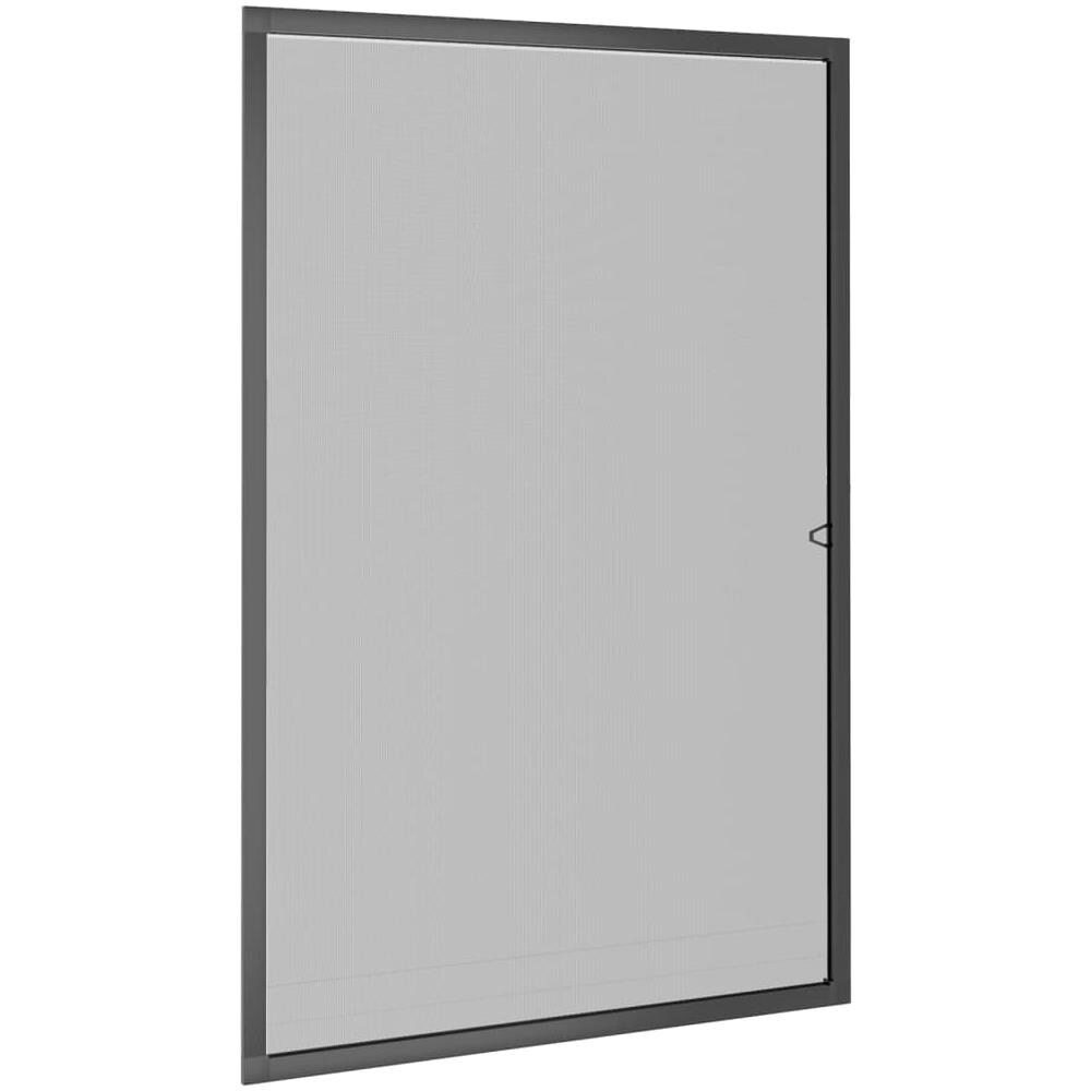 Zanzariera Per Finestre Antracite 90x120 Cm - Foto 2