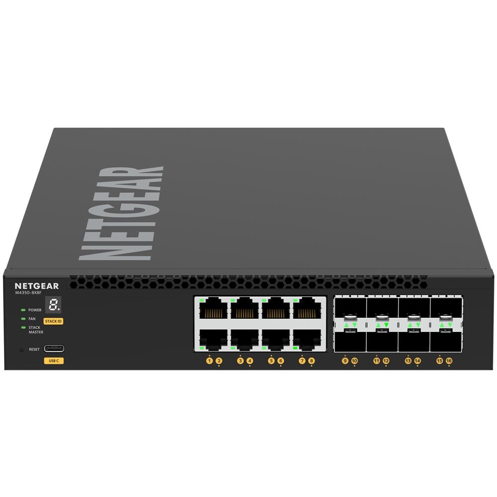 Switch di Rete M4350-8X8F Gestito L3 8 Porte RJ-45 10G 1U Colore Nero - Foto 2