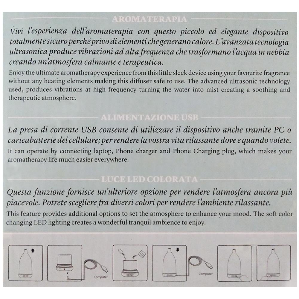 Diffusore Aromi Elettrico Silenzioso Profumo Ambienti Casa Aroma Space - Foto 2