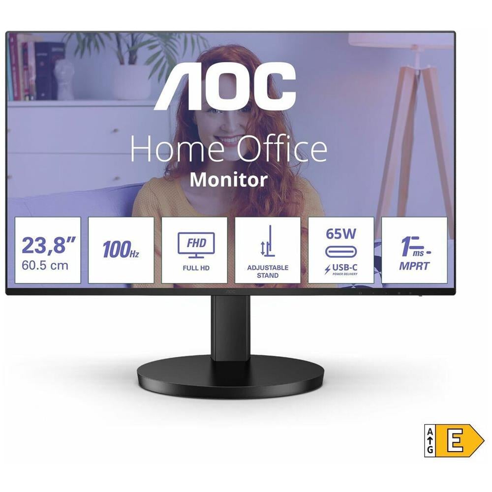 Monitor 23.8" LED IPS AOC 24B3CF2 1920 x 1080 Quad HD Tempo di Risposta 1 ms Frequenza di Aggiornamento 100 (Hz) - Foto 1
