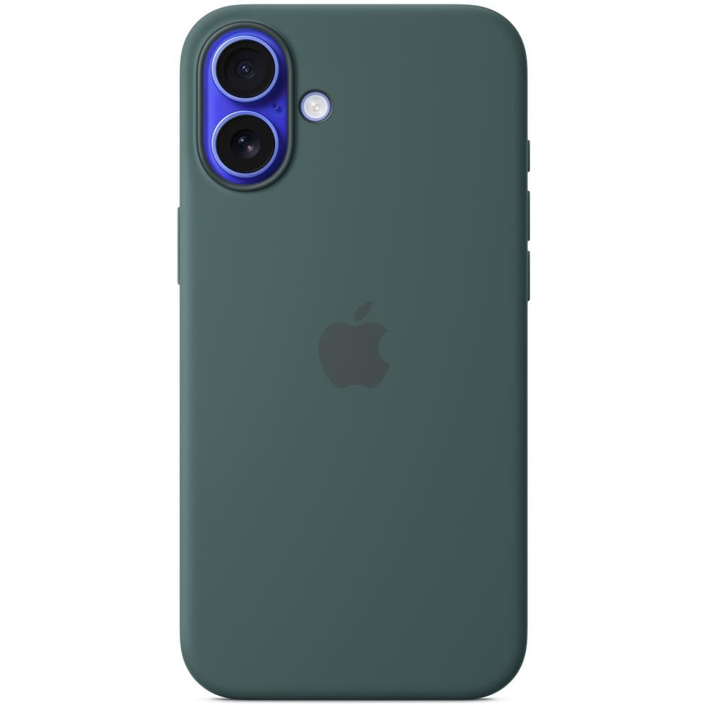 iPhone 16 Plus Silicone Case MagSafe Lake Green MYYH3ZM /A - Foto 1