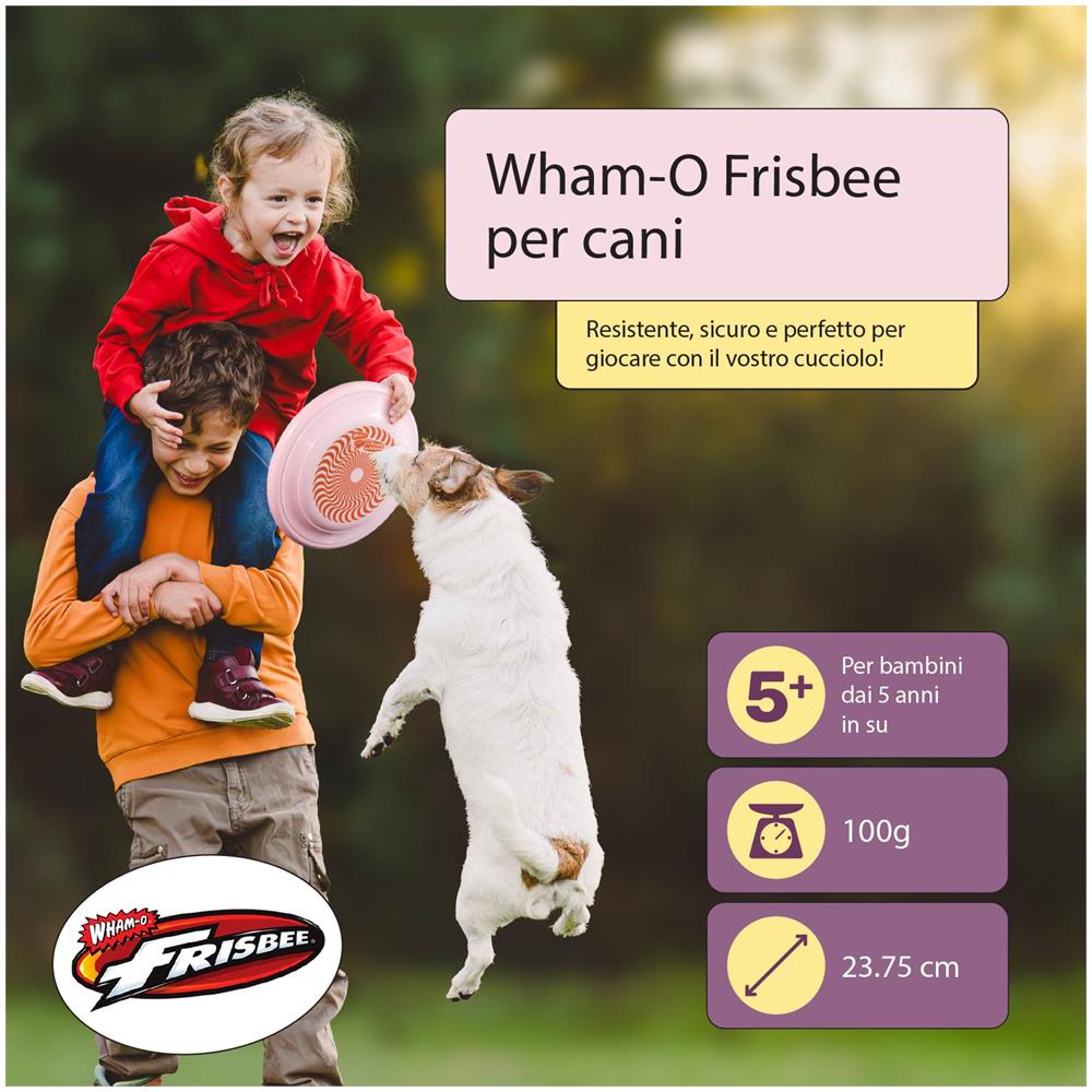 Frisbee Disco Volante per Bambini dai 5+ anni, 23.75cm - 100g - Foto 1