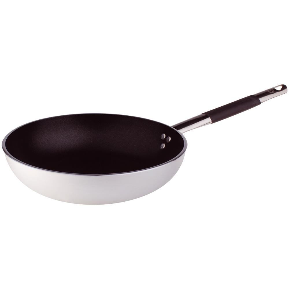 Padella Antiaderente Svasata Alta Radiante Spessore 5 Millimetri Con Manico Tubolare Inox Cool - Diametro Cm 32 - Altezza Cm 7,5-capacità Lt 5,5 - Foto 1