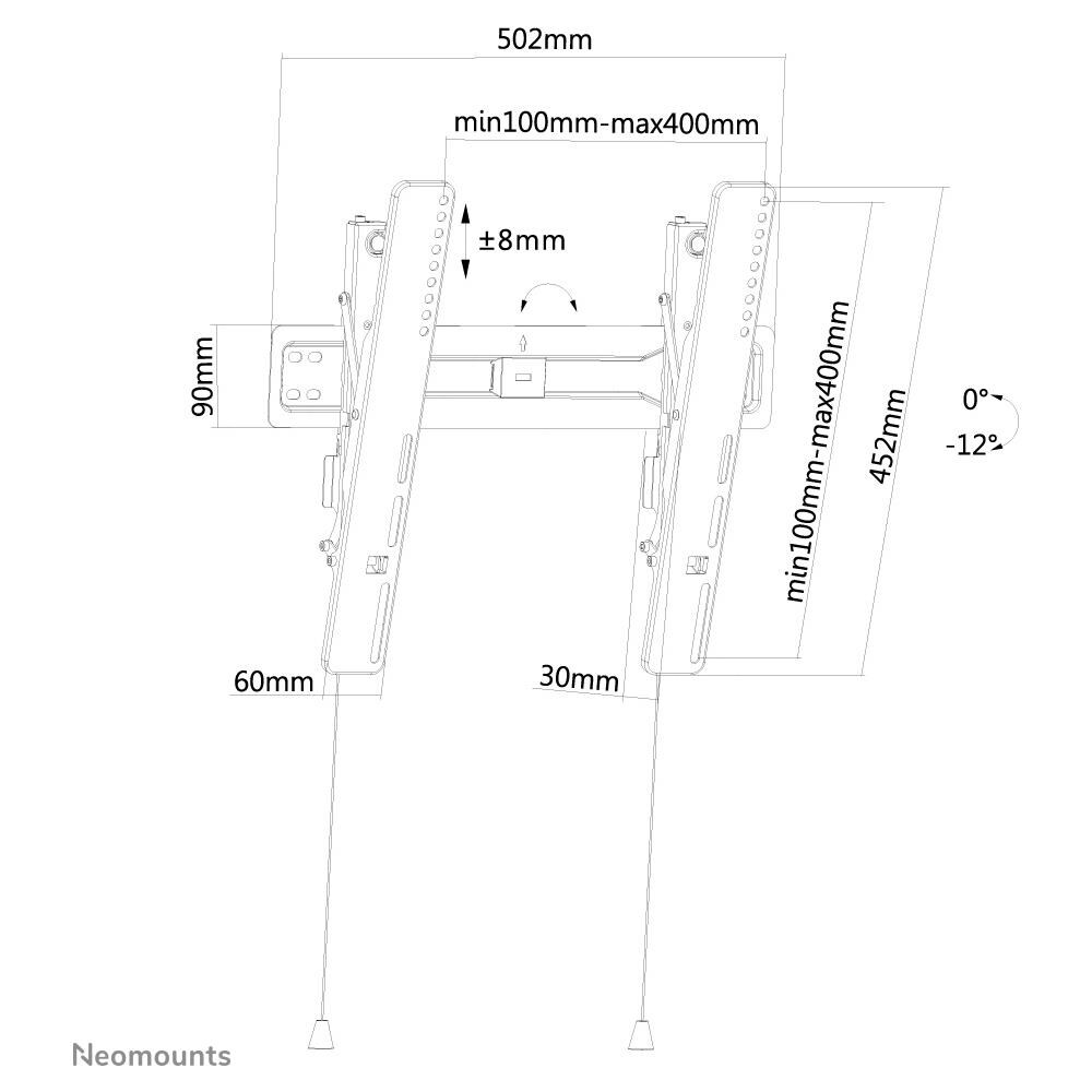 LED-W450BLACK Supporto a Parete per TV - Foto 7