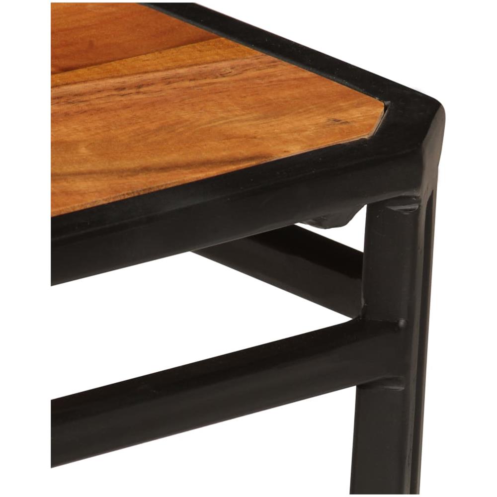 Sedie Da Pranzo 4 Pz Massello Di Acacia Con Finitura Sheesham - Foto 7