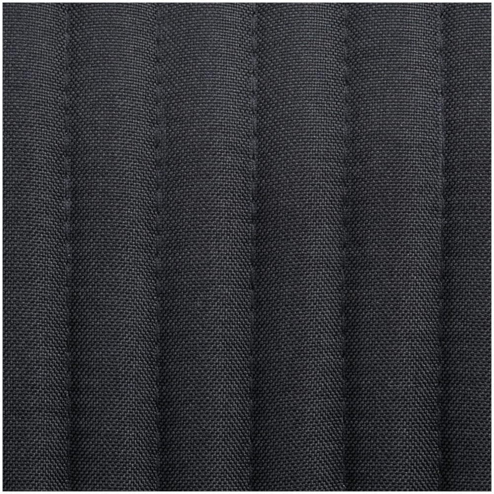 Sedie Da Pranzo 4 Pz Nere In Tessuto - Foto 2