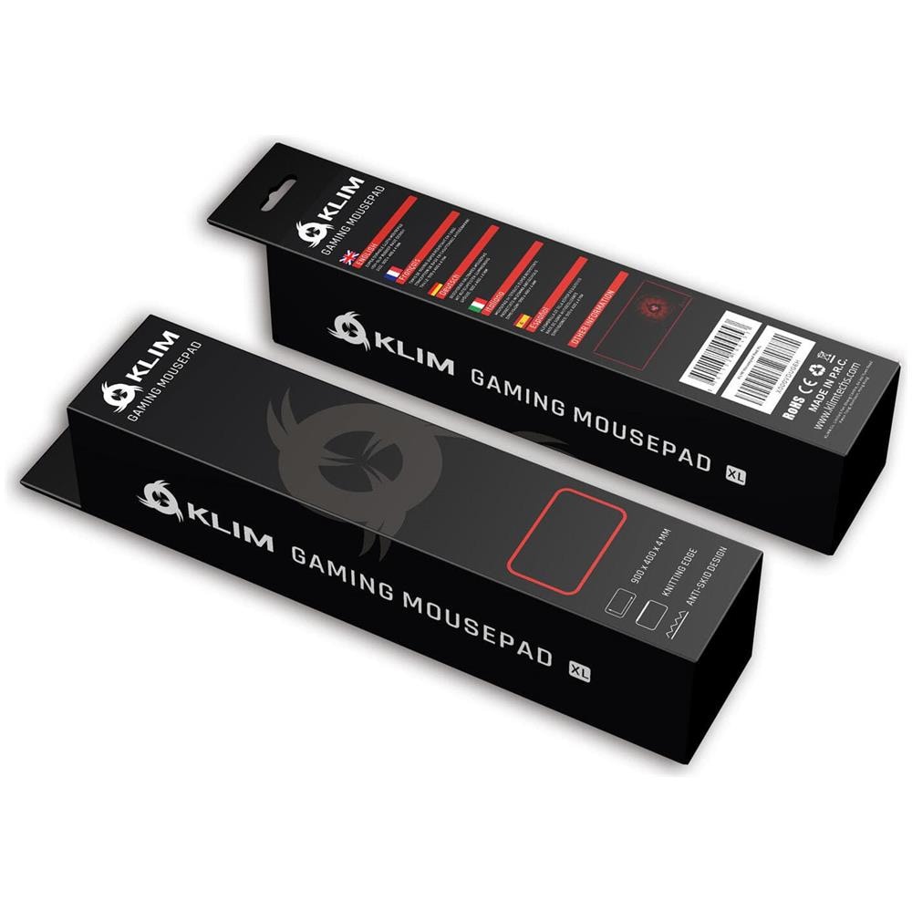 Mousepad Xl - Superficie Estesa - Tappetino Per Mouse Extra Large Da Gaming - Base In Gomma Antiscivolo - Superficie Testurizzata Ad Alta Precisione - 900 X 400 X 4 Mm - Rosso - Foto 7