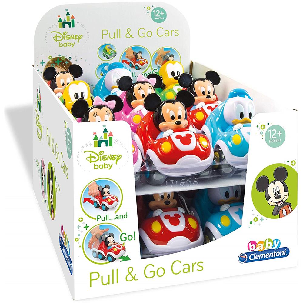 Disney Baby Macchinine Pull Back Acquisto Minimo 18 Pezzi O Multipli - Foto 2