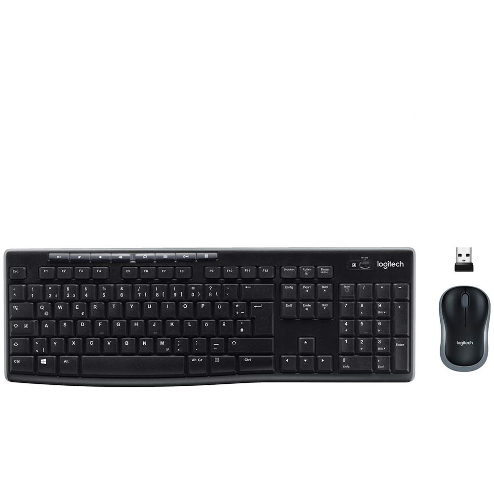 Tastiera e Mouse Wireless 920-004513 per Casa e Ufficio (Layout Spagnolo) Colore Nero - Foto 2