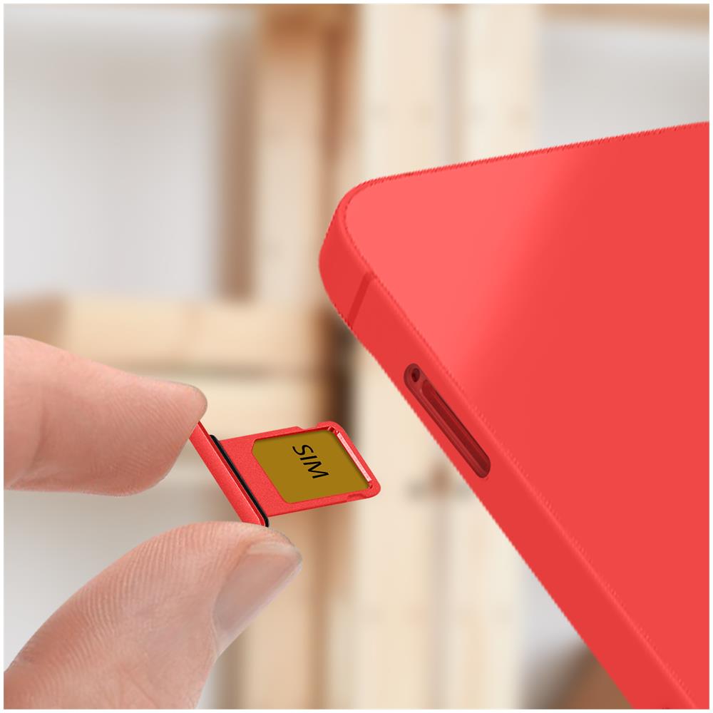Slot Scheda Nano Sim Di Ricambio Compatibile Per Iphone 13 Mini Rosso - Foto 4