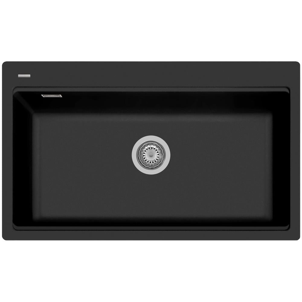 Lavello 1 vascha 86 x 51cm Colore Nero /Matt - Foto 1