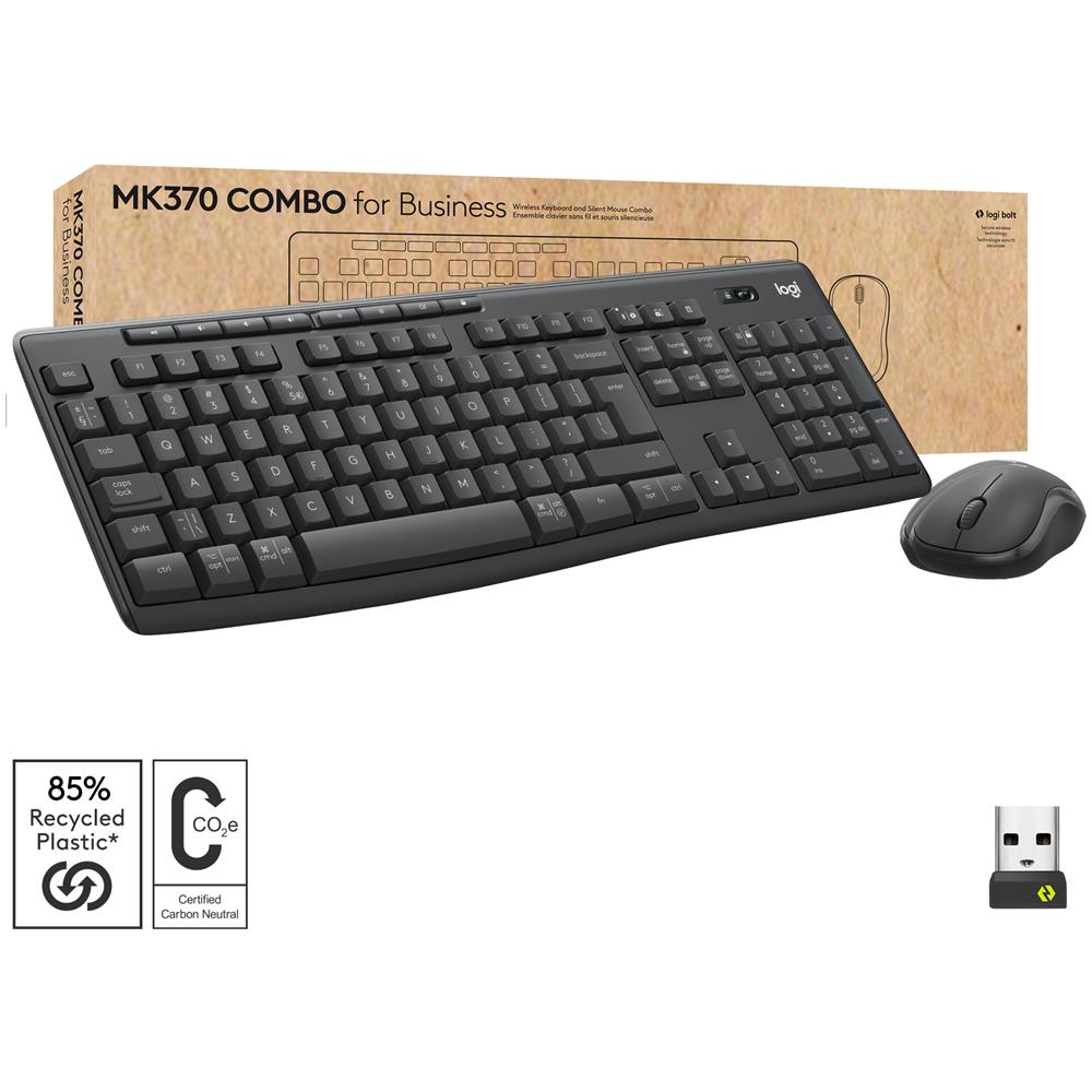 Tastiera e Mouse Wireless 920-012077 (Layout US International) Colore Grafite - Foto 2