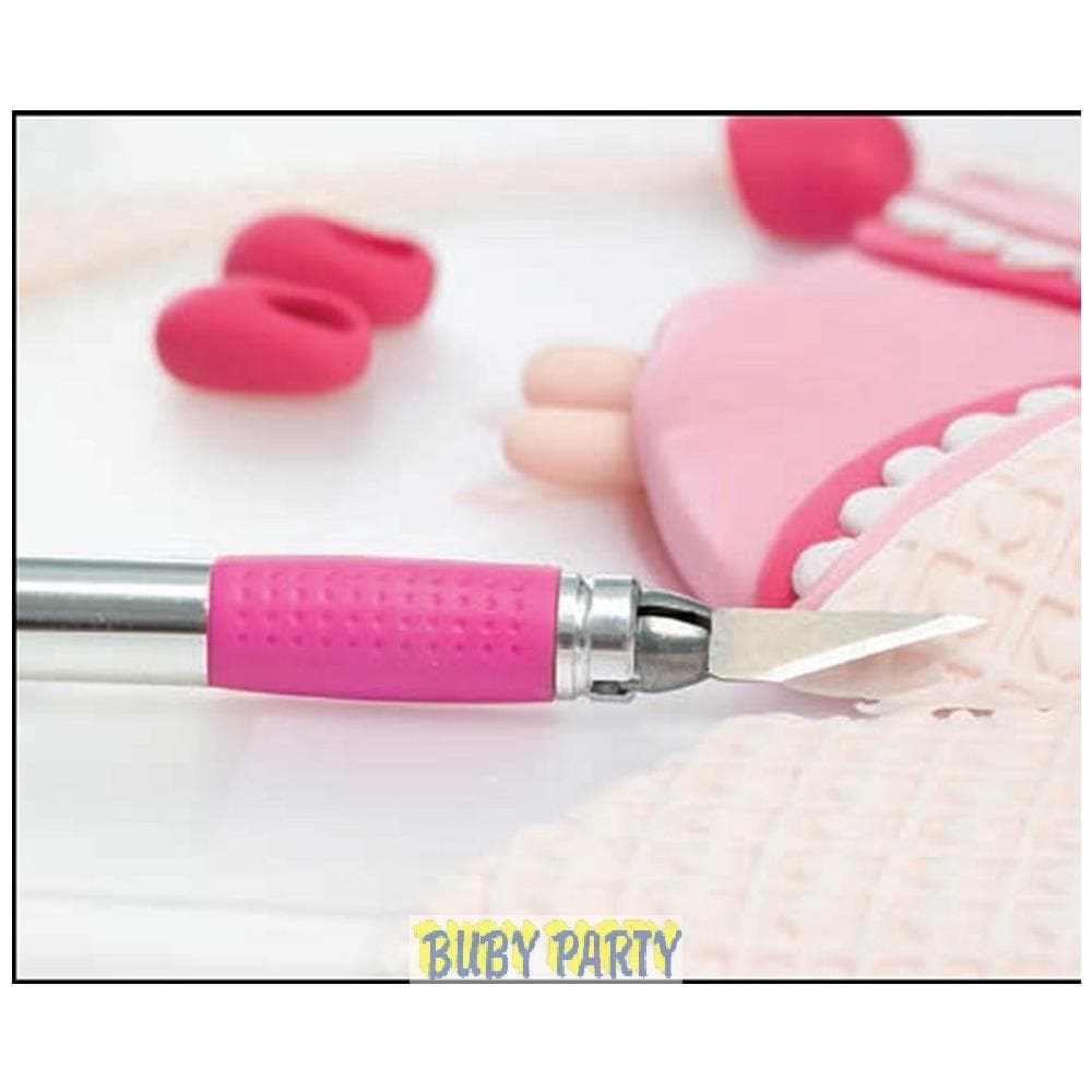 Taglierino Bisturi X Pasta Di Zucchero Acciaio Inox - Foto 4