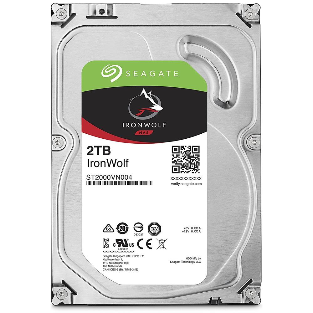 Hard Disk per NAS IronWolf 2 TB 3.5" Interfaccia Sata III 6 Gb / s Buffer 64 MB 5900 Rpm - Foto 1