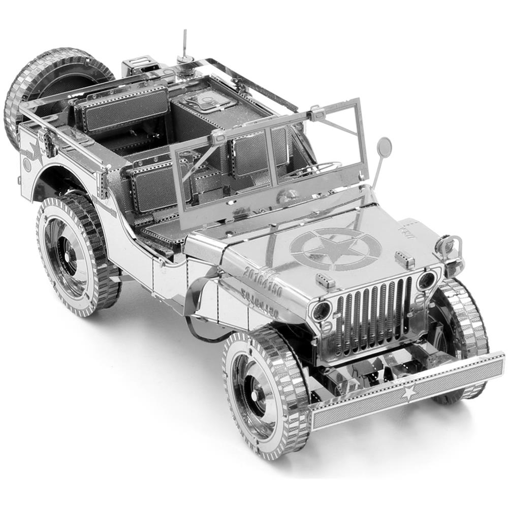 Fascinations Metal Earth Willys Overland Puzzle In Metallo 3d - Foto 2