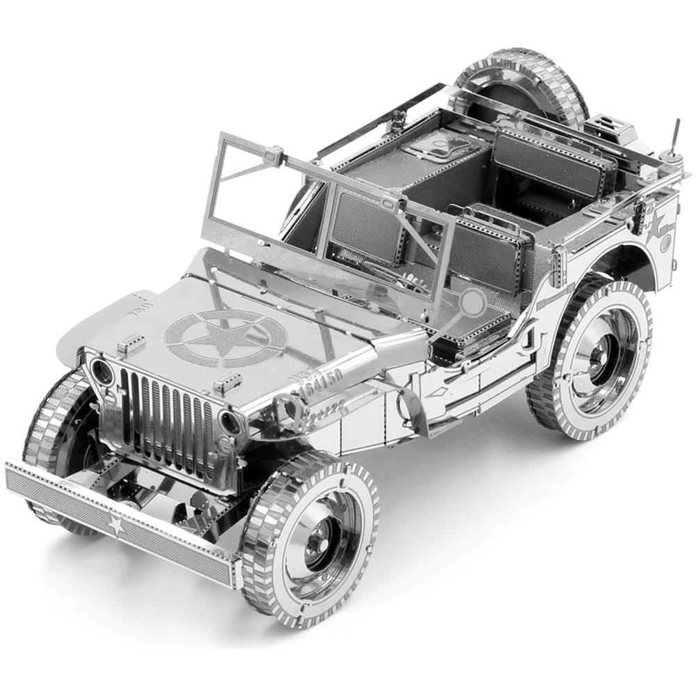 Fascinations Metal Earth Willys Overland Puzzle In Metallo 3d - Foto 1