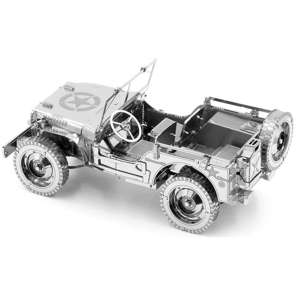 Fascinations Metal Earth Willys Overland Puzzle In Metallo 3d - Foto 5