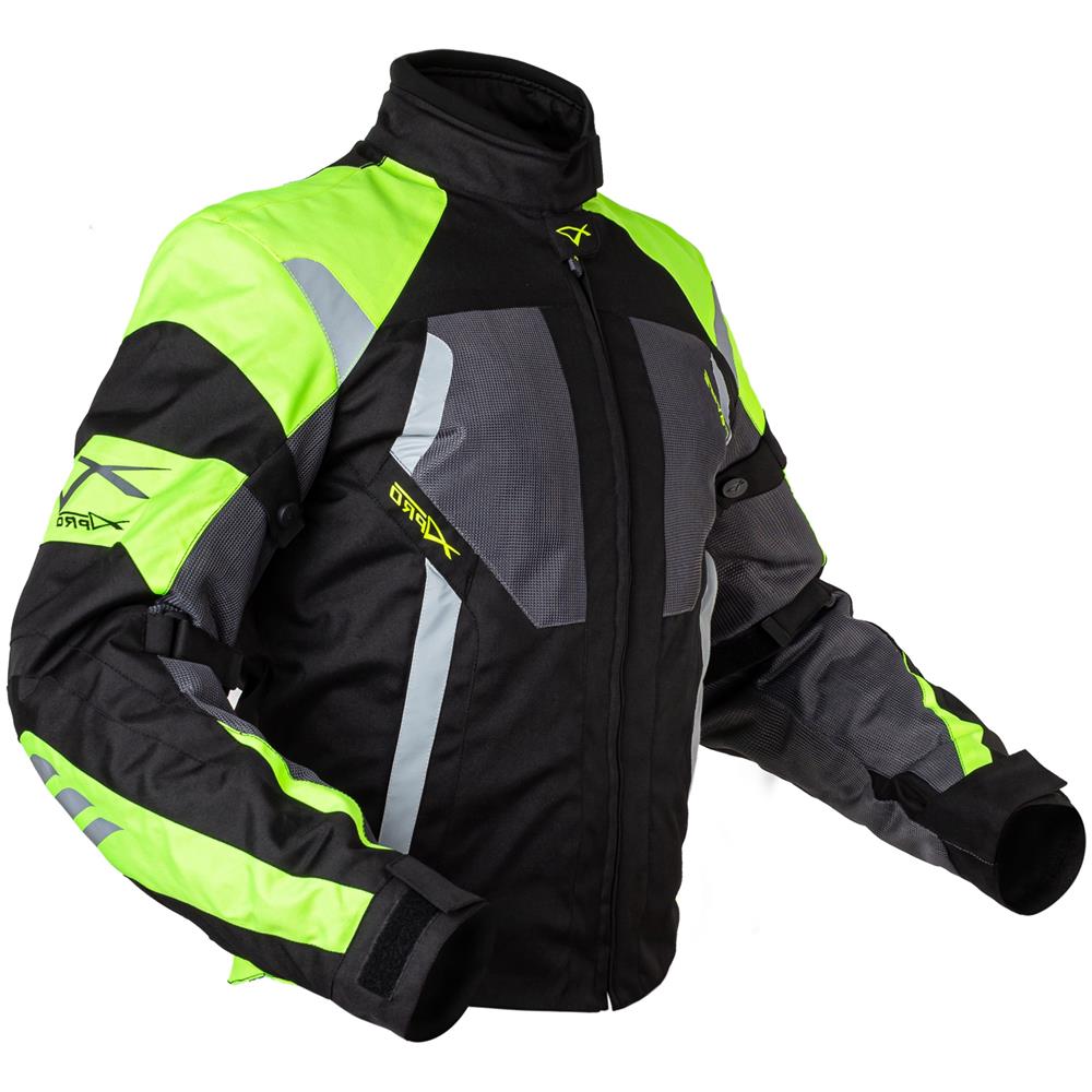 Giacca Tessuto Moto Estiva Cordura Traforata Mesh Rete Protezioni Ce Fluo Xl - Foto 1