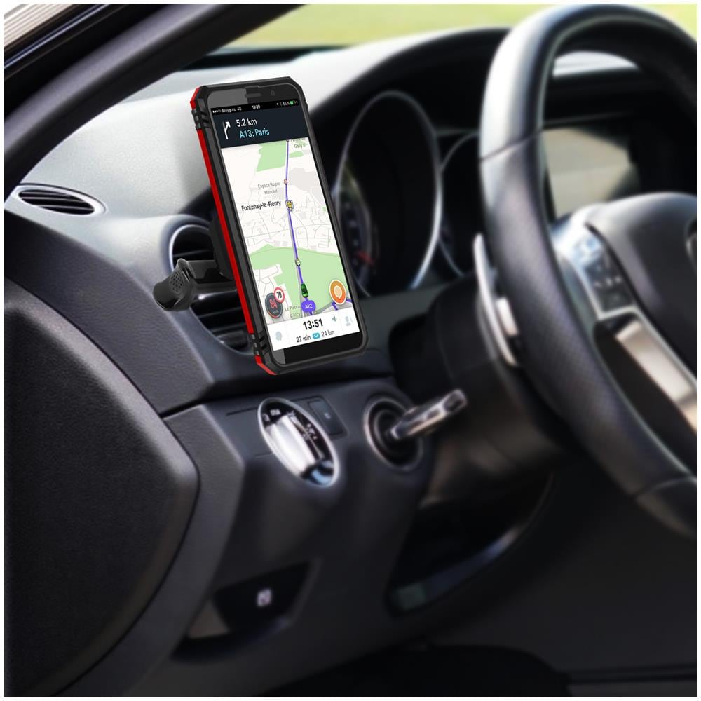 Supporto Auto Magnetico Per Smartphone Bocchetta Dell'aria - Nero - Foto 2